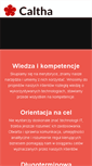 Mobile Screenshot of caltha.pl